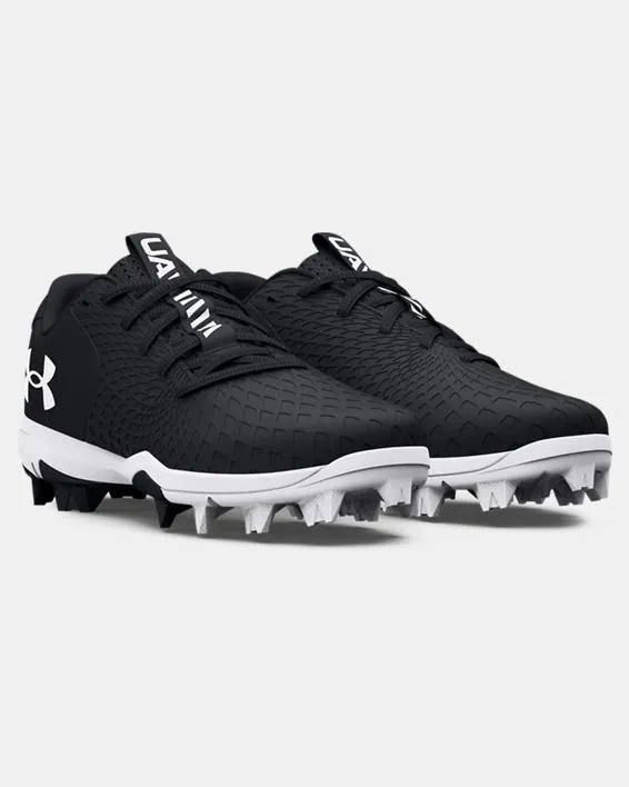 Women's UA Glyde 2 RM Softball Cleat - Black/White
