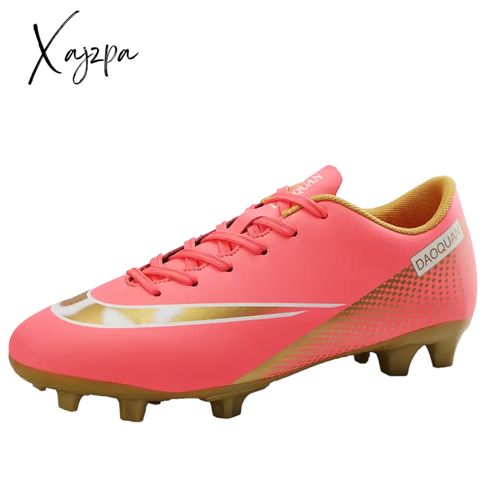 Xajzpa - Quality Football Boots Wholesale C.Ronaldo Soccer Shoes Assassin Chuteira Campo TF/AG Football Sneaker Futsal Training Shoes