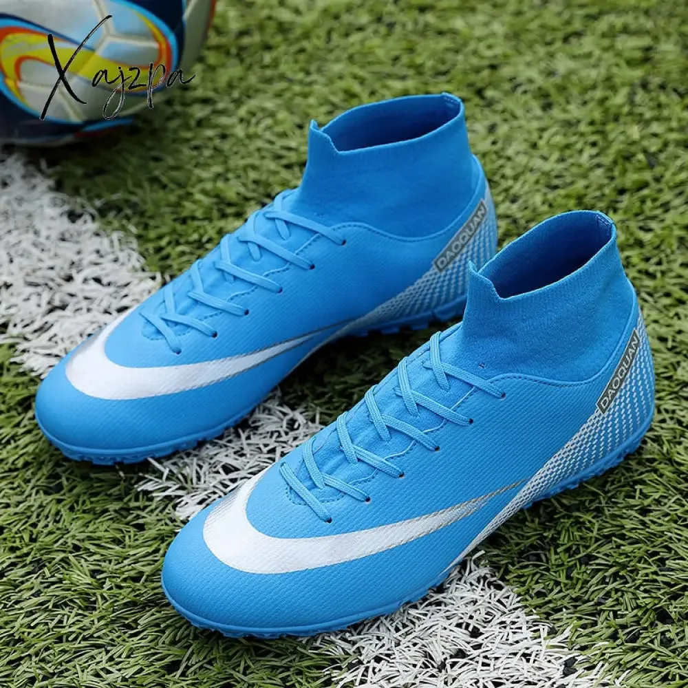 Xajzpa - Quality Football Boots Wholesale C.Ronaldo Soccer Shoes Assassin Chuteira Campo TF/AG Football Sneaker Futsal Training Shoes