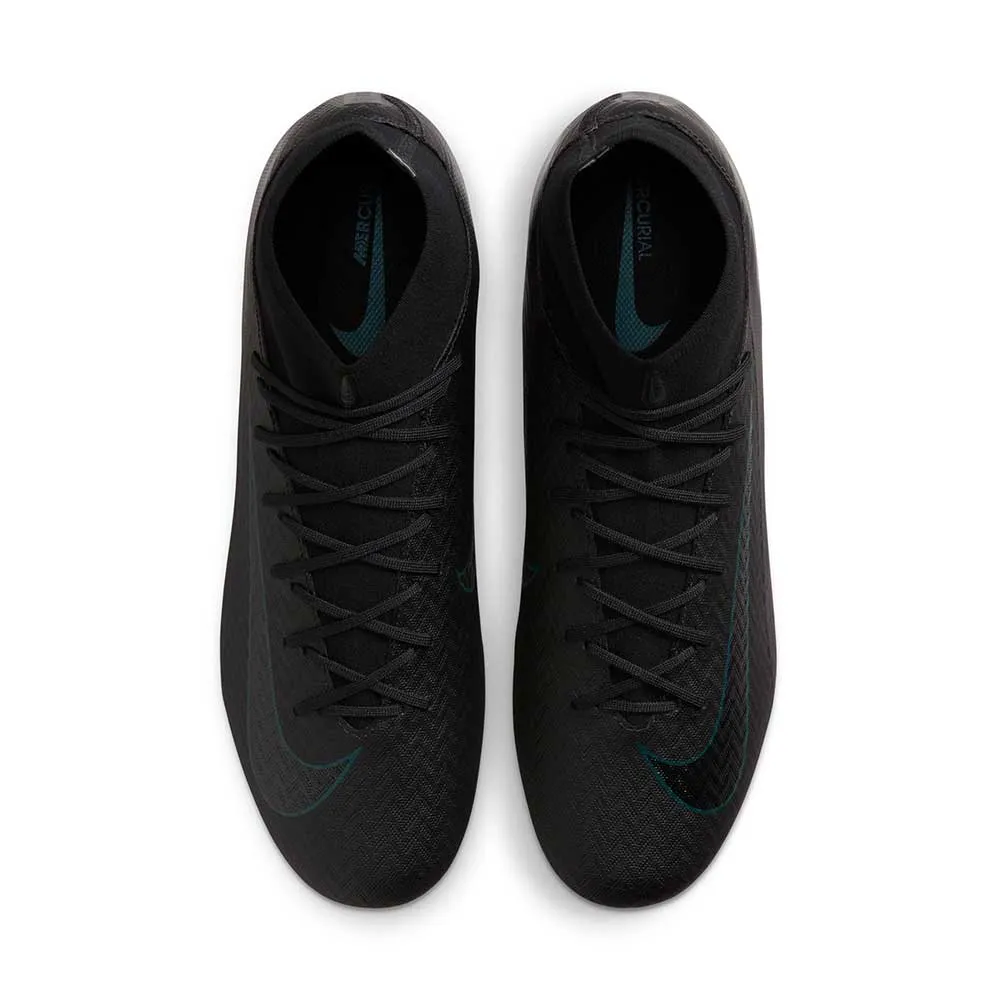 Zoom Superfly 10 Academy FG/MG Soccer Cleat - Black/Black-Deep Jungle - Regular (D)